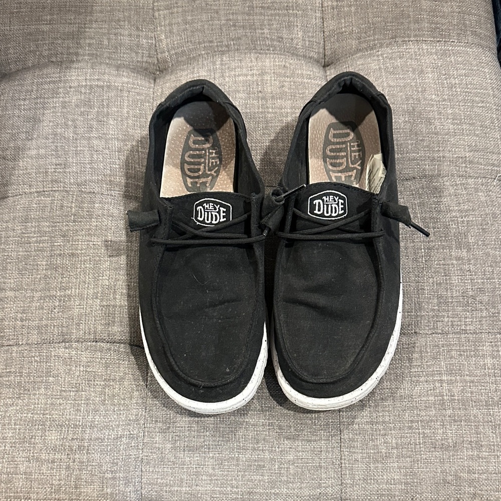 Hey Dude Black Slip-On Loafers